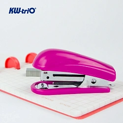 Степлер Kw-Trio 05103 Mini N10 (10листов) встроенный антистеплер ассорти 50скоб металл/пластик блистер