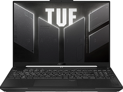 Ноутбук Asus TUF Gaming F16 FX607VJ-RL013 Core 5 210H 16Gb SSD512Gb NVIDIA GeForce RTX 3050 6Gb 16" IPS FHD+ (1920x1200) без ОС grey WiFi BT Cam (90NR0MZ6-M000F0)