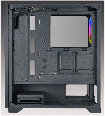Корпус Azza Hive черный без БП ATX 8x120mm 5x140mm 2xUSB2.0 1xUSB3.0 audio bott PSU