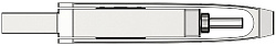 Флеш Диск Netac 128GB U782C NT03U782C-128G-30PN USB3.0 серебристый
