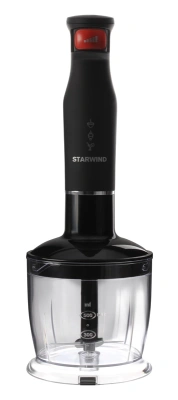 Блендер погружной Starwind SBP3432b 800Вт черный/красный