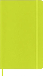 Блокнот Moleskine CLASSIC SOFT QP616C2 Large 130х210мм 192стр. линейка мягкая обложка лайм