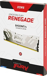 Память DDR5 2x32GB 6400MHz Kingston KF564C32RWK2-64 Fury Renegade XMP RTL Gaming PC5-51200 CL32 DIMM 288-pin 1.4В kit single rank с радиатором Ret