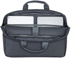 Сумка для ноутбука 15.6" Riva 7532 темно-серый полиэстер (7532 DARK GREY)