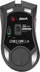 Мышь A4Tech Bloody R90 Plus Naraka белый/рисунок оптическая 5000dpi беспров. USB 7but