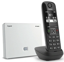 Телефон IP Gigaset AS690IP BASE RUS черный (S30852-H3124-R101)