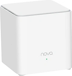 Бесшовный Mesh роутер Tenda EX3 (EX3(2-PACK)) AX1500 10/100/1000BASE-TX белый (упак.:2шт)