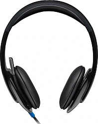 Наушники с микрофоном Logitech H540 черный 1.8м накладные USB оголовье (981-000481)