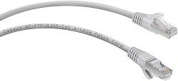 Патч-корд Cabeus PC-FTP-RJ45-CAT.6-2M-LSZH F/UTP RJ-45 вил.-вилка RJ-45 кат.6 2м серый LSZH