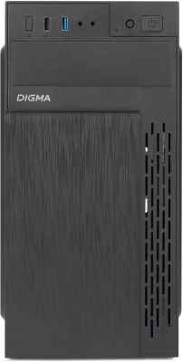 Корпус Digma DCC-MN301 черный без БП mATX 1x80mm 2x120mm 1xUSB2.0 1xUSB3.0 audio