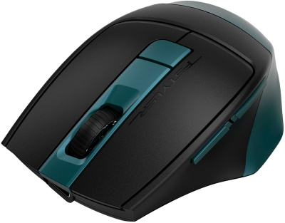 Мышь A4Tech Fstyler FB35CS темно-зеленый/черный оптическая 2000dpi silent беспров. BT/Radio USB 5but (FB35CS USB MIDNIGHT GREEN)