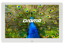 Фоторамка Digma 10.1" PF-1043 1280x800 белый пластик ПДУ Видео