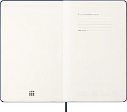 Еженедельник Moleskine CLASSIC WKNT Large 130х210мм 144стр. синий сапфир