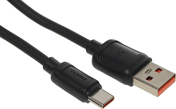 Кабель Hoco X115 51974 USB A (m)-USB-C 1.2м черный