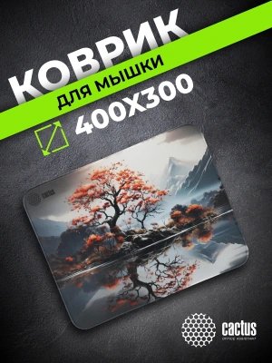 Коврик для мыши Cactus Lake рисунок 400x300x3мм (CS-MP-PRO18XL)