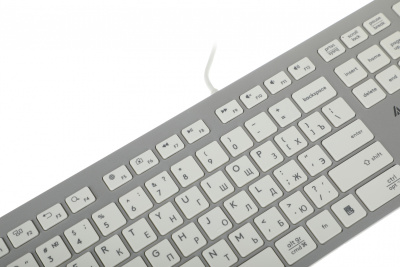 Клавиатура A4Tech Fstyler FX50 белый USB slim Multimedia (FX50 WHITE)