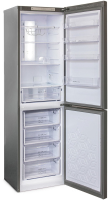 Холодильник Бирюса Б-I980NF 2-хкамерн. нержавеющая сталь глянц.