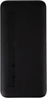 Мобильный аккумулятор Xiaomi Redmi PB200LZM 20000mAh QC3.0 18W 2.4A 2xUSB-A черный (VXN4304GL)