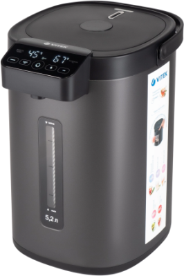 Термопот Vitek VT-1191 5.2л. 1650Вт темно-серый