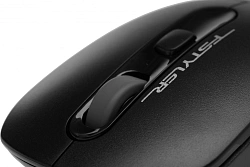 Мышь A4Tech Fstyler FM10ST серый/черный оптическая 1600dpi silent USB для ноутбука 3but (FM10ST GREY)