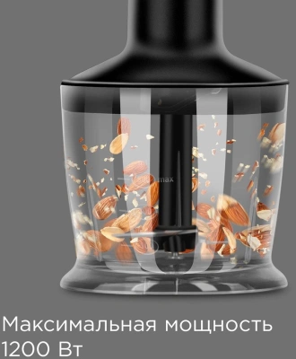 Блендер погружной Редмонд BH423 1200Вт черный/серебристый
