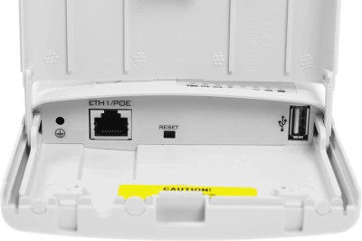 Точка доступа MikroTik BaseBox 5 (RB912UAG-5HPND-OUT) 10/100/1000BASE-TX белый