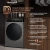 Стиральная машина Weissgauff WM 58411 Direct Drive Inverter Premium класс: A+++ загр.фронтальная макс.:11кг темно-серебристый