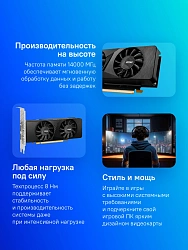 Видеокарта MSI PCI-E 4.0 RTX 3050 LP 6G OC NVIDIA GeForce RTX 3050 6Gb 96bit GDDR6 1492/14000 HDMIx2 DPx1 HDCP Ret low profile
