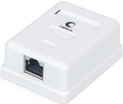 Розетка Cabeus WS-8P8C-CAT.5E-SH-1 комп.RJ45 кат.5E бронз.