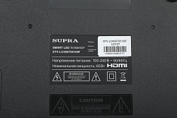 Телевизор LED Supra 40" STV-LC40ST00100F черный FULL HD 60Hz DVB-T DVB-T2 DVB-C USB WiFi Smart TV (RUS)