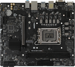 Материнская плата MSI PRO H610M-E DDR4 Soc-1700 Intel H610 2xDDR4 mATX AC`97 8ch(7.1) GbLAN+VGA+HDMI