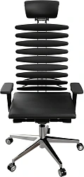 Кресло руководителя эргономичное Метта Equalizer L2-47D черный сиденье черный экокожа с подголов. крестов.5-луч. металл хром