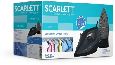 Утюг Scarlett SC-SI30K67 3000Вт черный