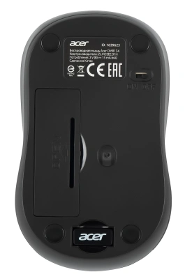 Мышь Acer OMR134 серый оптическая 1000dpi беспров. USB для ноутбука 3but (ZL.MCEEE.01H)