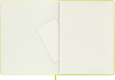 Блокнот Moleskine CLASSIC QP092C2 XLarge 190х250мм 192стр. нелинованный твердая обложка лайм