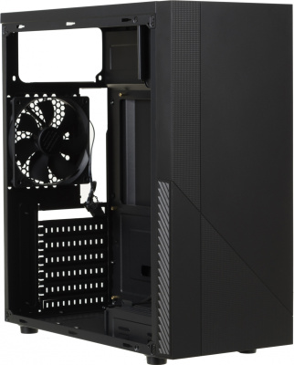 Корпус Accord K-16 черный без БП ATX 6x120mm 2xUSB2.0 1xUSB3.0 audio