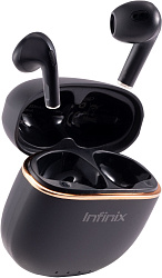 Гарнитура вкладыши Infinix XBuds XE23 черный беспроводные bluetooth в ушной раковине (10311756)