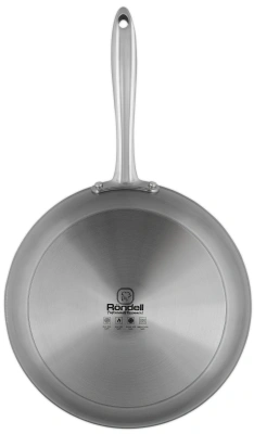 Сковорода Rondell Glisset RDA-1100 круглая 26см покрытие: TriTitan ручка несъемная (без крышки) серый
