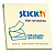 Блок самоклеящийся бумажный Stick`n 21395 76x76мм 100лист. 70г/м2 пастель желтый Z сложение