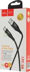 Кабель Hoco U93 Shadow Type-C USB (m)-USB Type-C (m) 1.2м черный коробка