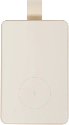 Мобильный аккумулятор Xiaomi BHR9074GL 6000mAh Qi 15W 2.4A USB-C беспров.зар. бежевый
