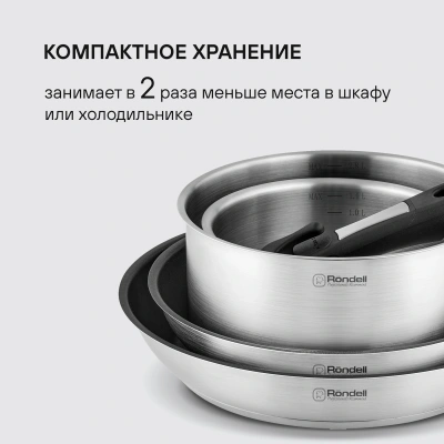 Набор посуды Rondell Stark RDS-1315 5 предметов