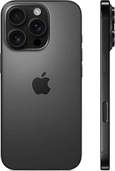 Смартфон Apple A3294 iPhone 16 Pro 128Gb черный титан моноблок 3G 4G 2Sim 6.3" 1206x2622 iOS 18 48Mpix 802.11 a/b/g/n/ac/ax/be NFC GPS Protect