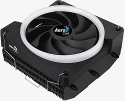 Устройство охлаждения(кулер) Aerocool Cylon 3H ARGB Soc-AM5/AM4/1200/1700/1851 черный 4-pin 13-24dB Al+Cu 125W 480gr Ret (CYLON 3H ARGB PWM 4P)