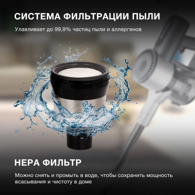 Пылесос Hyundai HYV-S7570 380Вт темно-синий/серебристый