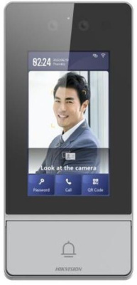 Видеопанель Hikvision DS-KV9503-WBE1 цветной сигнал цвет панели: черный