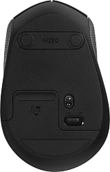 Мышь Logitech M280 черный оптическая 1000dpi беспров. USB (910-004298)