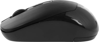 Мышь Defender Wave MM-995 черный оптическая 1600dpi silent беспров. USB для ноутбука 3but (52995)