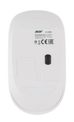 Мышь Acer OMR138 белый оптическая 1600dpi беспров. USB 4but (ZL.MCEEE.01L)