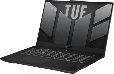 Ноутбук Asus TUF Gaming A17 FA707NUR-HX013 Ryzen 7 7435HS 16Gb SSD512Gb NVIDIA GeForce RTX4050 6Gb 17.3" IPS FHD (1920x1080) без ОС grey WiFi BT Cam (90NR0JL5-M000K0)